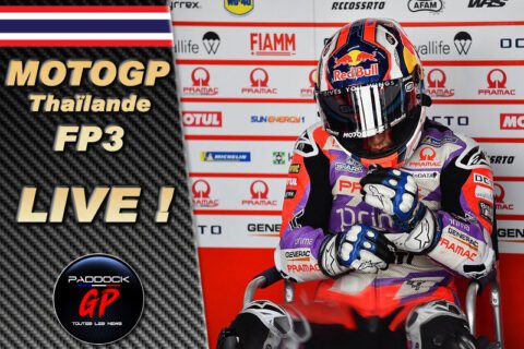 MotoGP タイランド FP3 LIVE: 早朝のホルヘ マルティン