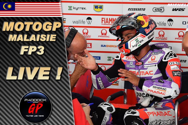 MotoGPマレーシアFP3ライブ：ホルヘ・マルティンの早朝！フランチェスコ・バニャイア第1四半期…