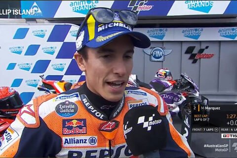 MotoGP Australie J2 Qualification : Marc Márquez (Honda/2) « A chaud » !