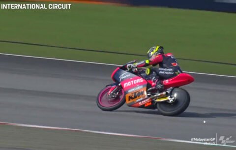 Moto3 Malaisie Sepang FP3 : David Muñoz dans une séance à patchs