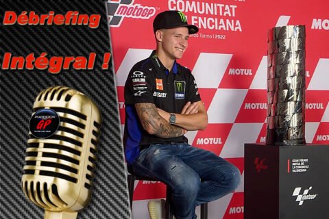 MotoGP Valence J0 Débriefing Fabio Quartararo (Yamaha) : « Faisons la dernière grosse bagarre de 2022 et amusons-nous dimanche soir ! », etc. (Intégralité)