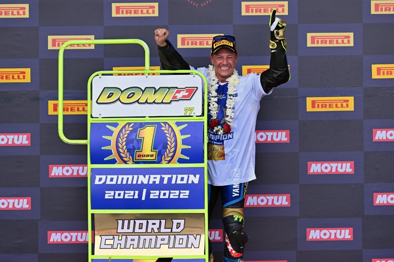 WSBK Supersport Mandalika J2 : Dominique Aegerter double son titre en Mondial