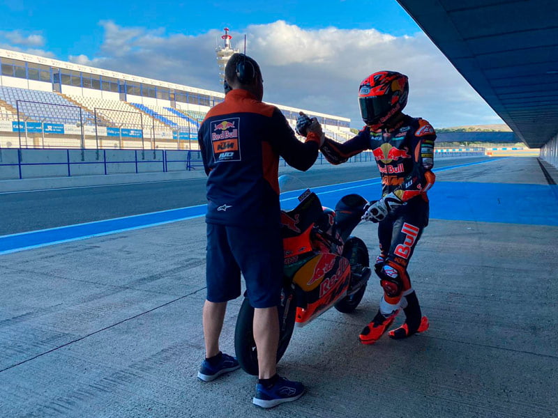 Moto2 & Moto3 : Red Bull KTM Ajo et Aspar Team testent en privé à Jerez et Valence