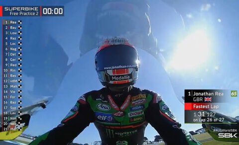 WSBKスーパーバイク・オーストラリアFP2：ジョナサン・レイが真剣に確認するも、アルバロ・バウティスタは回復。