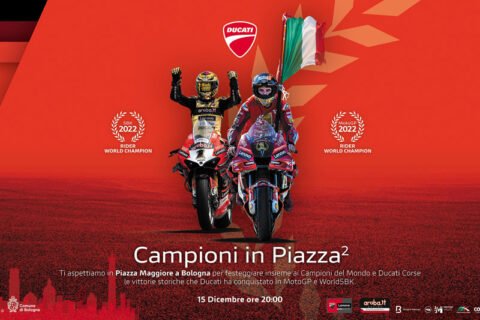 MotoGP & WSBK : Ducati a précisé le programme de sa fête pour célébrer son double titre mondial à Bologne le 15 décembre