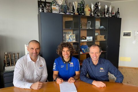 WSBK Supersport 2023 : Andrea Mantovani signe avec l'équipe Evan Bros WorldSSP Yamaha