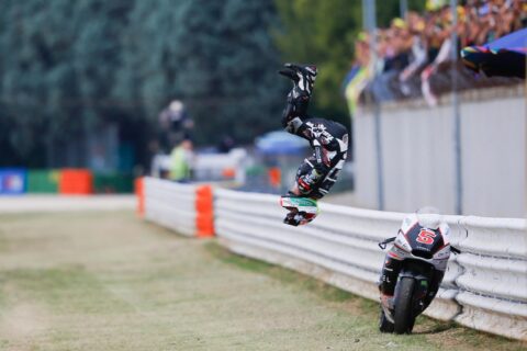 MotoGP, à 32 ans, Johann Zarco a comme un doute : "je ne peux pas promettre de faire un backflip si je gagne à nouveau"