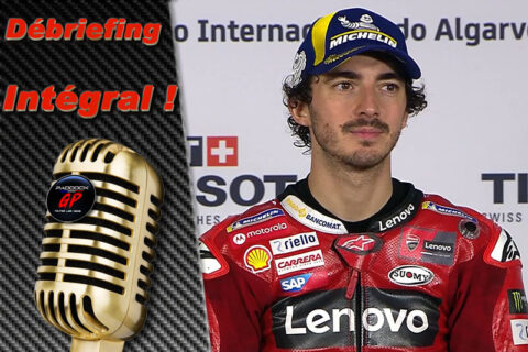 MotoGP Portugal Portimão J3 Débriefing Francesco Bagnaia (Ducati/1) : « Ce n'est pas un choix correct » (Intégralité)