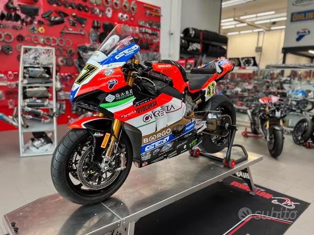 Insolite : La Ducati Panigale V4R de WSBK d’Axel Bassani est à vendre !