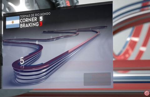 MotoGP Argentine Brembo : Freinage du virage à 1,5 G pendant 6 secondes...