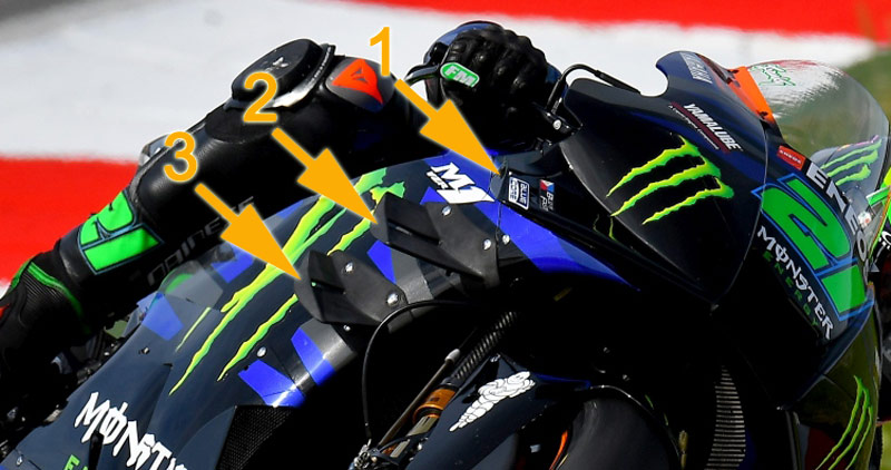 MotoGP Test Portimao J2 : Yamaha a sorti son aileron arrière avec