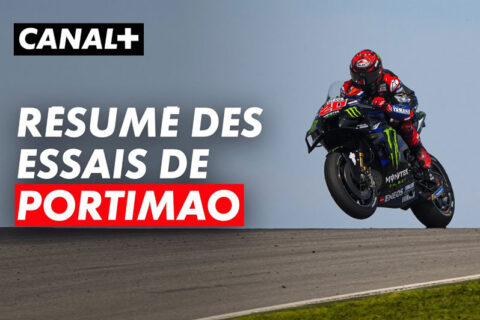 Canal+ : Le résumé vidéo du test MotoGP à Portimao. Éric Mahé (Fabio Quartararo) : "là, on a les moyens de se battre !"