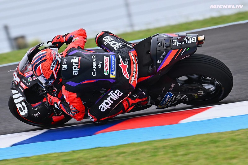 MotoGP Argentina J3: Maverick Viñales (Aprilia/12) disillusioned: “I had never ridden in such bad conditions”