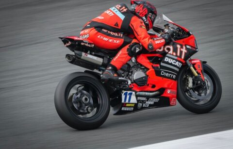 WSBK Supersport Assen Superpole : Ducati handicapé à l'improviste mais Nicolò Bulega est en pole ! Valentin Debise 4e.