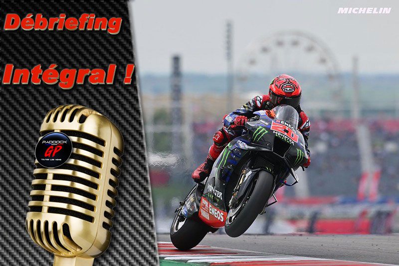 MotoGP Austin J2 Debriefing Fabio Quartararo (Yamaha/19): “We are years behind in this area” (Full)