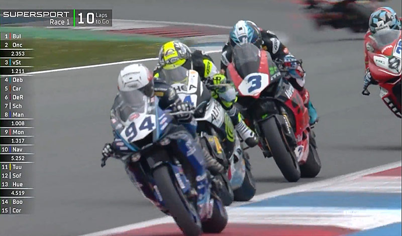 WSBK Supersport Assen Course-1 : Valentin Debise très solide, Nicolò Bulega en solitaire et Marcel Schrötter survolté !