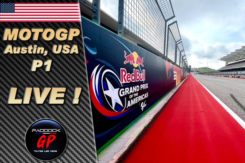 MotoGP Austin P1 LIVE : Luca Marini précède les deux Français aux Etats-Unis !