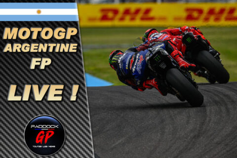 MotoGP Argentine FP LIVE : Francesco Bagnaia au milieu des gouttes...