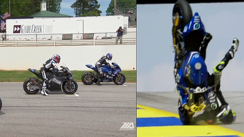 MotoAmerica Road Atlanta Superbike : Une chute et un duel à couper le souffle ! (Vidéos)