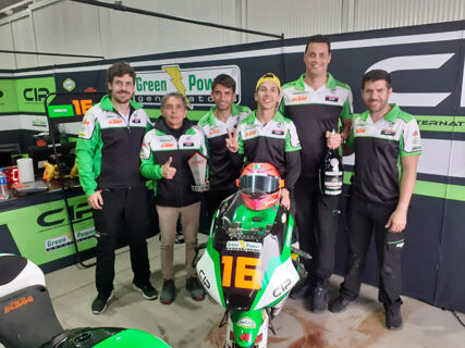 Moto3 Argentina J3: Andrea Migno on the podium in his first race with the CIP team - Green Power [CP]