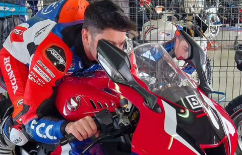 People EWC: Gino Rea (finally) back on a motorcycle!