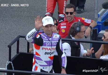 MotoGP Jerez Espagne Parade LIVE : La charette version andalouse... (Vidéo)
