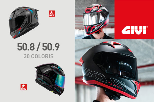 Casque de moto + protection de pluie - Équipement moto