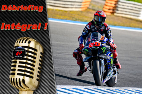 MotoGP TEST Jerez Débriefing Fabio Quartararo (Yamaha/3) : "Ça doit vraiment être en cas d'urgence", etc. (Intégralité 1/2)