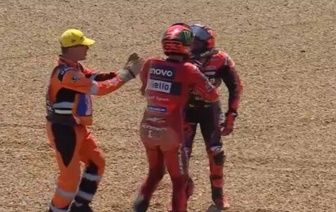 MotoGP France J3, Maverick Viñales (Aprilia/AB): “we shook hands, we know how important respect between riders is”