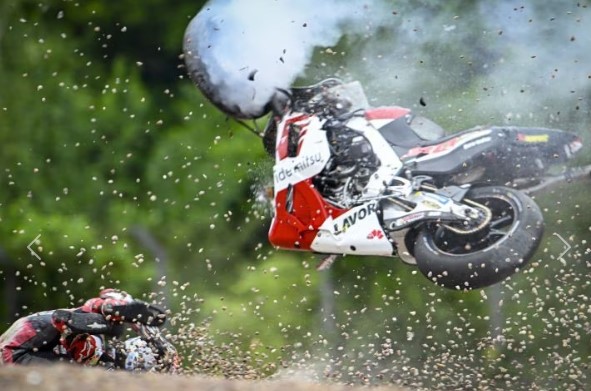MotoGP Taka Nakagami Honda : « j’ai vu la chute de Marc Marquez et j’avais peur parce que nous utilisons la même moto »