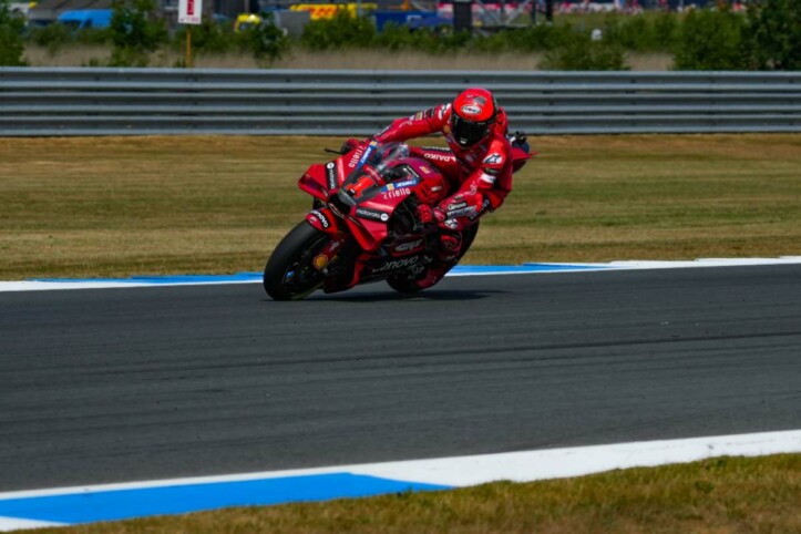 MotoGP Pays-Bas Assen J1, Pecco Bagnaia (Ducati/4) : “je ne m’attendais pas à avoir autant de mal au début, mais je suis content d’être vite revenu”