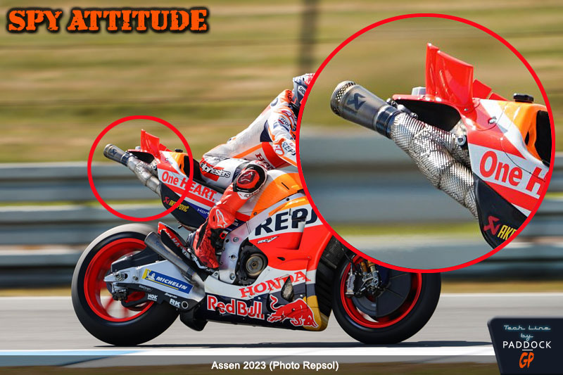 « Spy Attitude » MotoGP Pays-Bas Assen : Chez Honda, on travaille aussi sur le moteur…