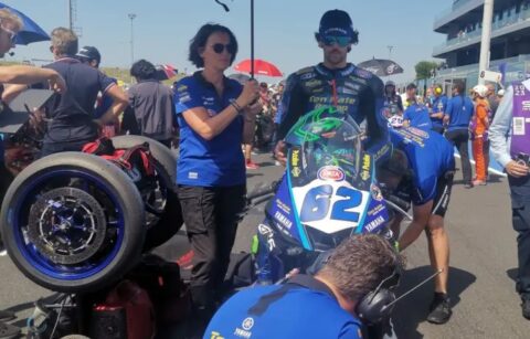 WSBK Supersport Misano Course-2 : Stefano Manzi fait le show, quelle revanche sur Nicolò Bulega !