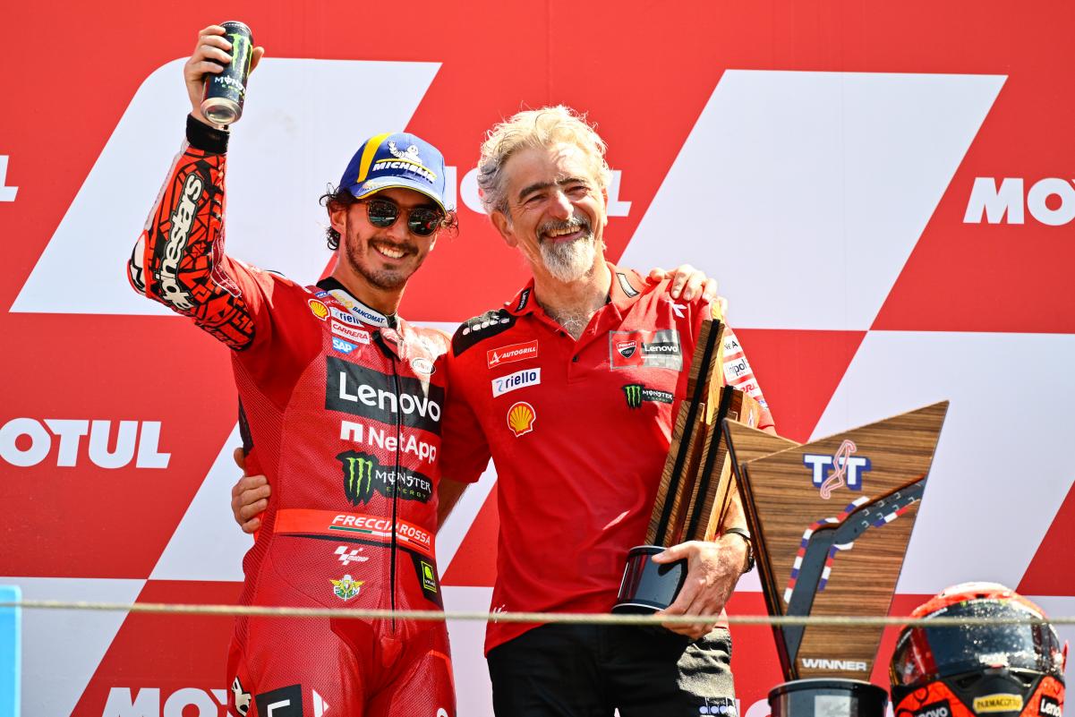 MotoGP, Gigi Dall’Igna Ducati : « à Assen, la performance de Pecco Bagnaia a été exceptionnelle »