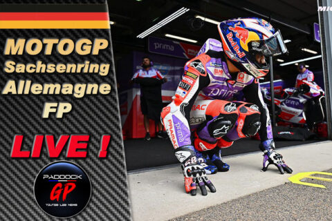 MotoGP Allemagne FP LIVE : Surprise, la piste est humide !