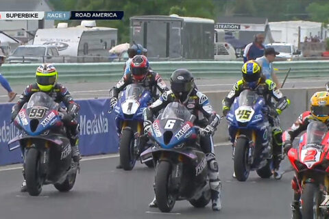 MotoAmerica Road America J2 Course-1 : Carton plein pour Cameron Beaubier, carton vide pour Jake Gagne (Vidéo)