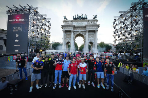 People: Postcards from MotoGP™ On Stage in Milan! (Video)