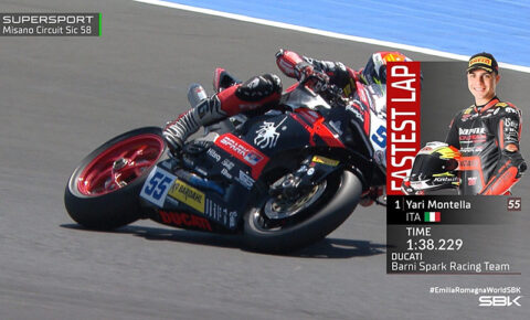 WSBK Supersport Misano FP1 : Braquage à l'italienne !