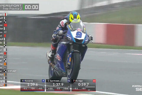 WSBK Supersport Donington FP2 : Ten Kate toujours en tête avant la loterie de la Superpole...