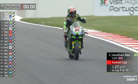 WSBK Superbike Donington FP1: Jonathan Rea takes up the gauntlet with typically British weather...