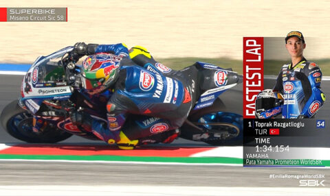 WSBK Superbike Misano FP1 : Toprak Razgatlioğlu, aux forceps !