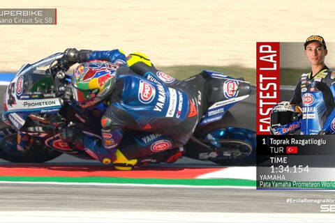 WSBK Superbike Misano FP1 : Toprak Razgatlioğlu, aux forceps !