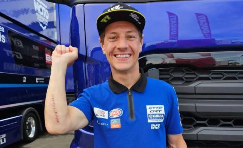 WSBK Most : bien qu’opéré Dominique Aegerter ne s’en sort pas et ça tombe mal au moment où une Yamaha officielle est à prendre