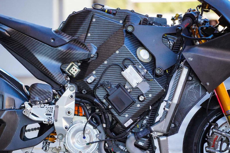 MotoE Électrique : Ducati V21L, une belle bête ! (1/2)
