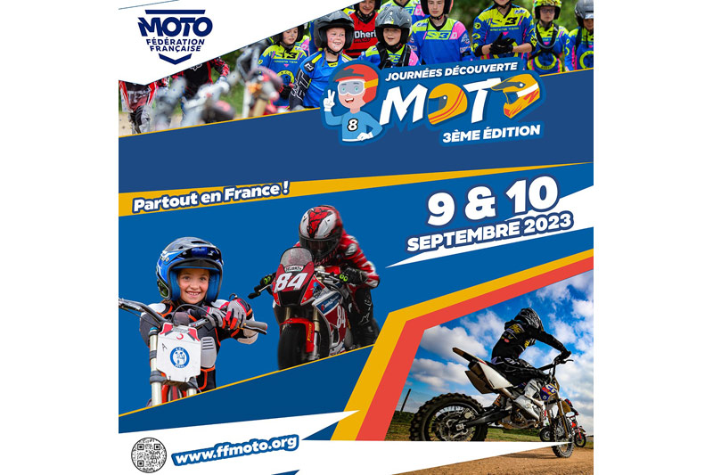 FFM : 9 & 10 septembre 2023, 2 Journées Découverte pour s’initier au sport motocycliste !