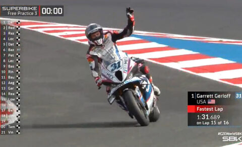 WSBK Superbike Most FP3: BMW duo in the lead!