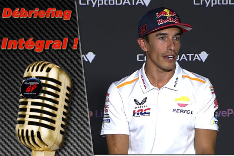 MotoGP Autriche J0 Débriefing Marc Marquez : "je n'ai pas attaqué Honda, j'ai juste répondu à Quartararo !", etc. (Intégralité")