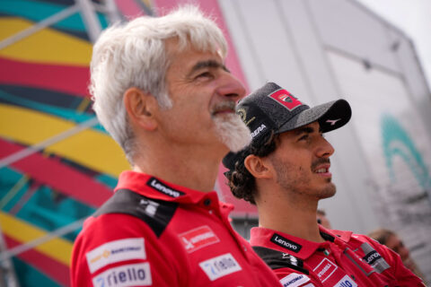 People MotoGP : Francesco Bagnaia et Luigi Dall'Igna rencontrent la Coupe de l'America et prennent le large à Barcelone.