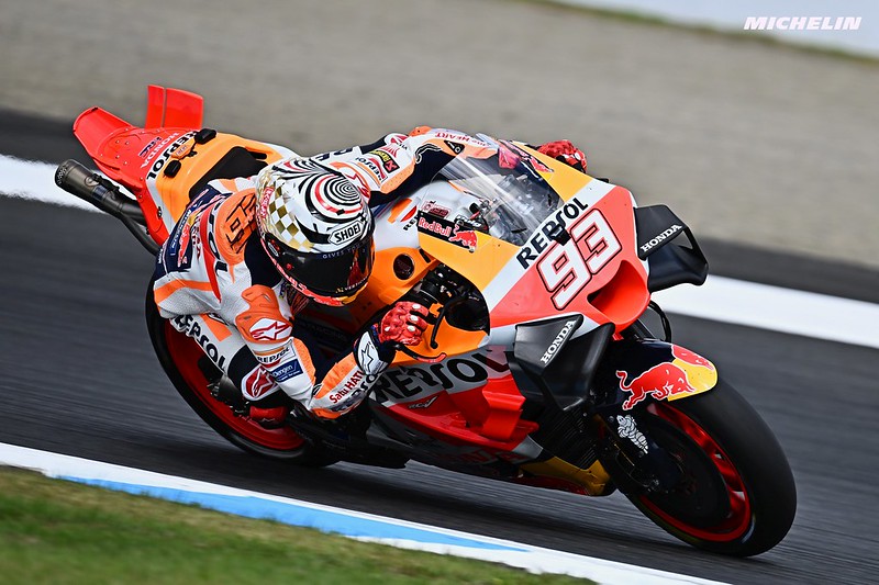 MotoGP Japon J2, Marc Márquez (Honda Q7/S7) brouille les pistes : « Honda est une grande marque, tant que je suis avec eux, je vais donner le meilleur »