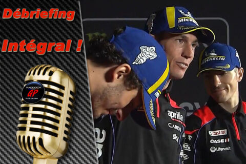 MotoGP Catalogne Barcelone J0 Débriefing Aleix Espargaro (Aprilia Q2 S1) : "C'est très beau de voir ce que fait Jorge Martin, mais je n'en vois pas l'intérêt.", etc. (Intégralité)